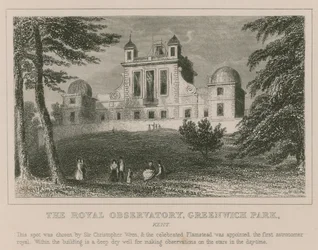Das Königliche Observatorium, Greenwich Park, Kent
