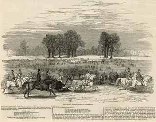 Die königliche Schlittenfahrt im Hyde Park