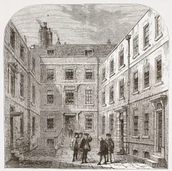 Das Haus der Royal Society in Crane Court