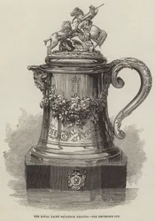 Die Regatta des Königlichen Yachtgeschwaders, der Kaiser-Pokal