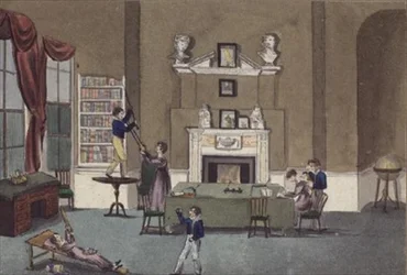 Das Klassenzimmer in Abwesenheit der Gouvernante