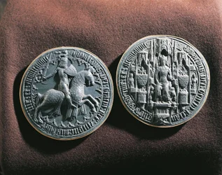 Das Siegel von König Edward III. von England