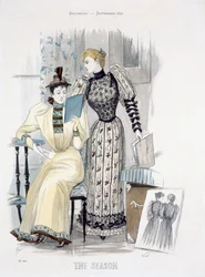 Die Saison, Modeplatte für Die Königin, September 1892
