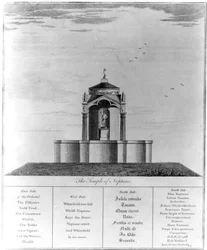 Der Tempel des Neptun in Kingsgate auf der Isle of Thanet, 1768