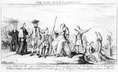Die X Plagen Ägyptens, um 1749