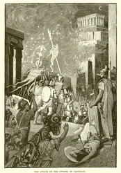 Der Angriff auf die Zitadelle von Karthago