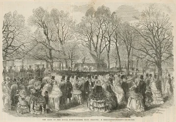 Die Band der Royal Horse Guards Blue spielt in den Kensington Gardens