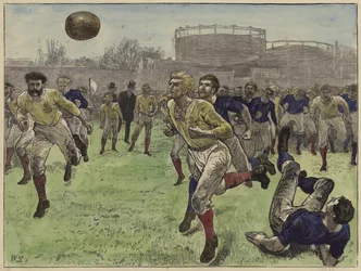 Das internationale Fußballspiel