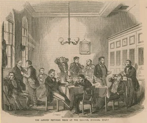 Der Rückzugsraum der Geschworenen im Central Criminal Court
