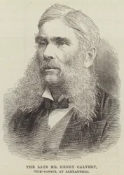 Der verstorbene Mr. Henry Calvert, Vizekonsul in Alexandria (Gravur)