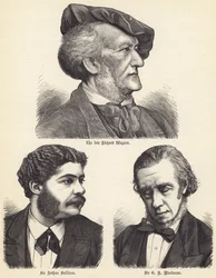 Der verstorbene Richard Wagner, Sir Arthur Sullivan, Sir G A Macfarren