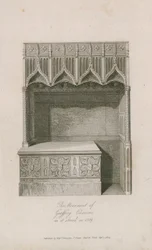 Das Denkmal von Geoffrey Chaucer
