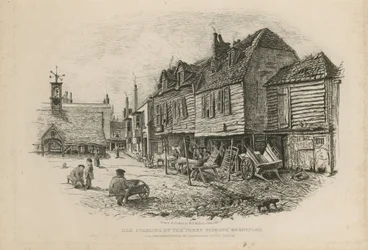 Die alten Stallungen der Three Pigeons