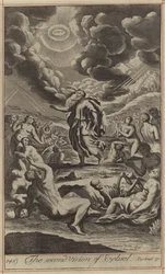 Die zweite Vision von Ezechiel (Gravur)