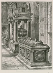 Das südliche Seitenschiff der Kapelle von Heinrich VII