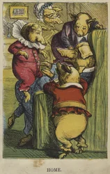 Dieses kleine Schwein ging auf den Markt