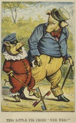 Dieses kleine Schwein schrie Wee Wee!