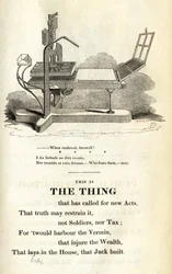 Das ist das Ding, Illustration aus The Political House that Jack Built von William Hone
