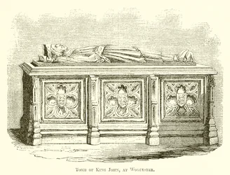 Grab von König Johann in Worcester