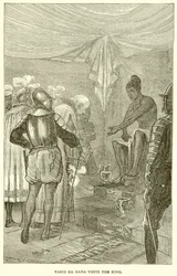Vasco da Gama besucht den König