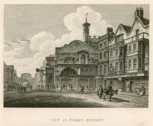 Ansicht der Fleet Street, London