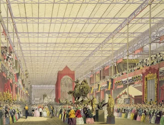 Ansicht des ausländischen Schiffs der Großen Ausstellung von 1851, aus Dickinsons Comprehensive Pictures