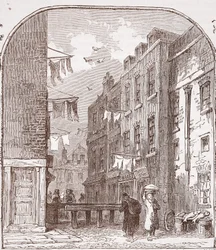 Ansichten im Rookery, St. Giles