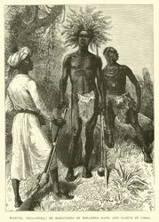 Watuta Ruga-Ruga oder Plünderer der Mirambo-Bande und Einheimischer von Uhha