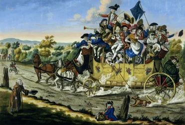 Pfingstferien, veröffentlicht von Carington Bowles, 1783