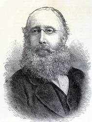 William Bromley-Davenport (1821-1884) aus Illustrated London News, 28. Juni 1884