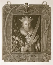 Wilhelm der Erste, graviert von J. Fittler, Illustration aus David Humes The History of England, veröffentlicht von R. Bowyer, London, 1812