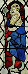 Fenster Kapelle des Edward des Bekenners, St. Christophorus