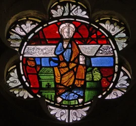 Fenster N6 mit Christus in Majestät