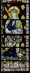 Fenster NWtspt mit St. Johannes