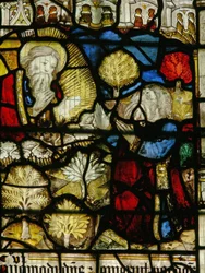Fenster S3 mit Noah und Gott