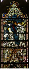 Fenster c6, Darstellung der Verkündigung