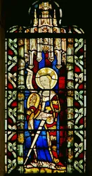 Fenster mit Darstellung von St. Katharina