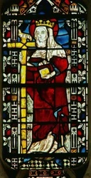 Fenster mit Darstellung von St. Helena