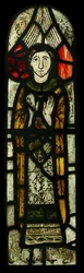 Fenster mit Darstellung des Heiligen Michael