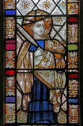 Fenster n4 mit Darstellung von St. Johannes (modern)