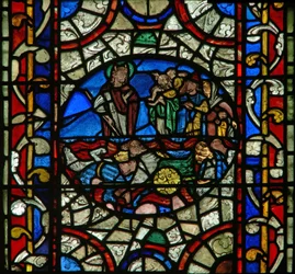 Fenster n.II, Moses; Pharaos Armee ertrinkt im Roten Meer