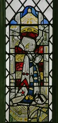 Fenster w7, Darstellung eines Stifters - Anne Denstone