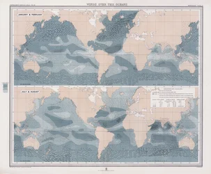 Winde über den Ozeanen