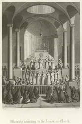 Gottesdienst nach der armenischen Kirche