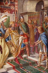 Junger Edwin und der König der Ostangeln