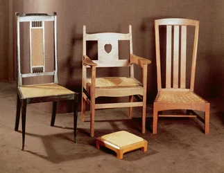 Arts and Crafts Stühle, ca. 1896-1925