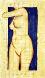 Studie für kopflosen weiblichen Torso