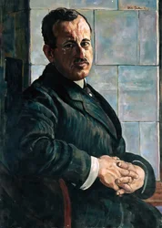 Porträt von Georg Hermann 1871-1943, 1917-1918