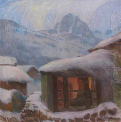 Einsamkeit, gefrierender Regen, ca. 1900