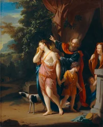 Abraham schickt Hagar und Ismael fort